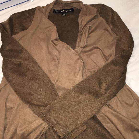 Brown Cardigan with Suede - Picture 1 of 4